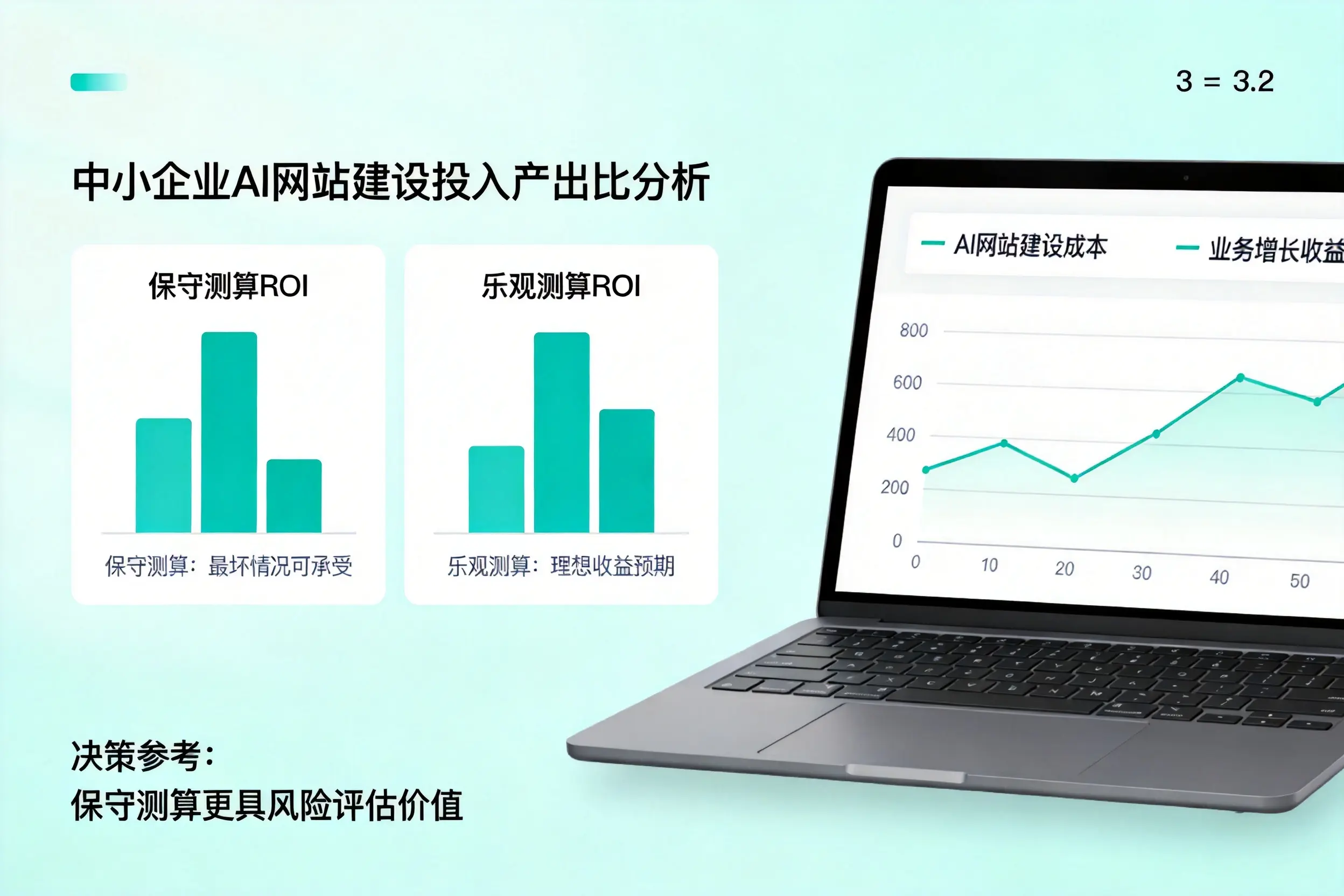吉安中小企业AI网站建设投入产出比怎么算?先看这份分析
