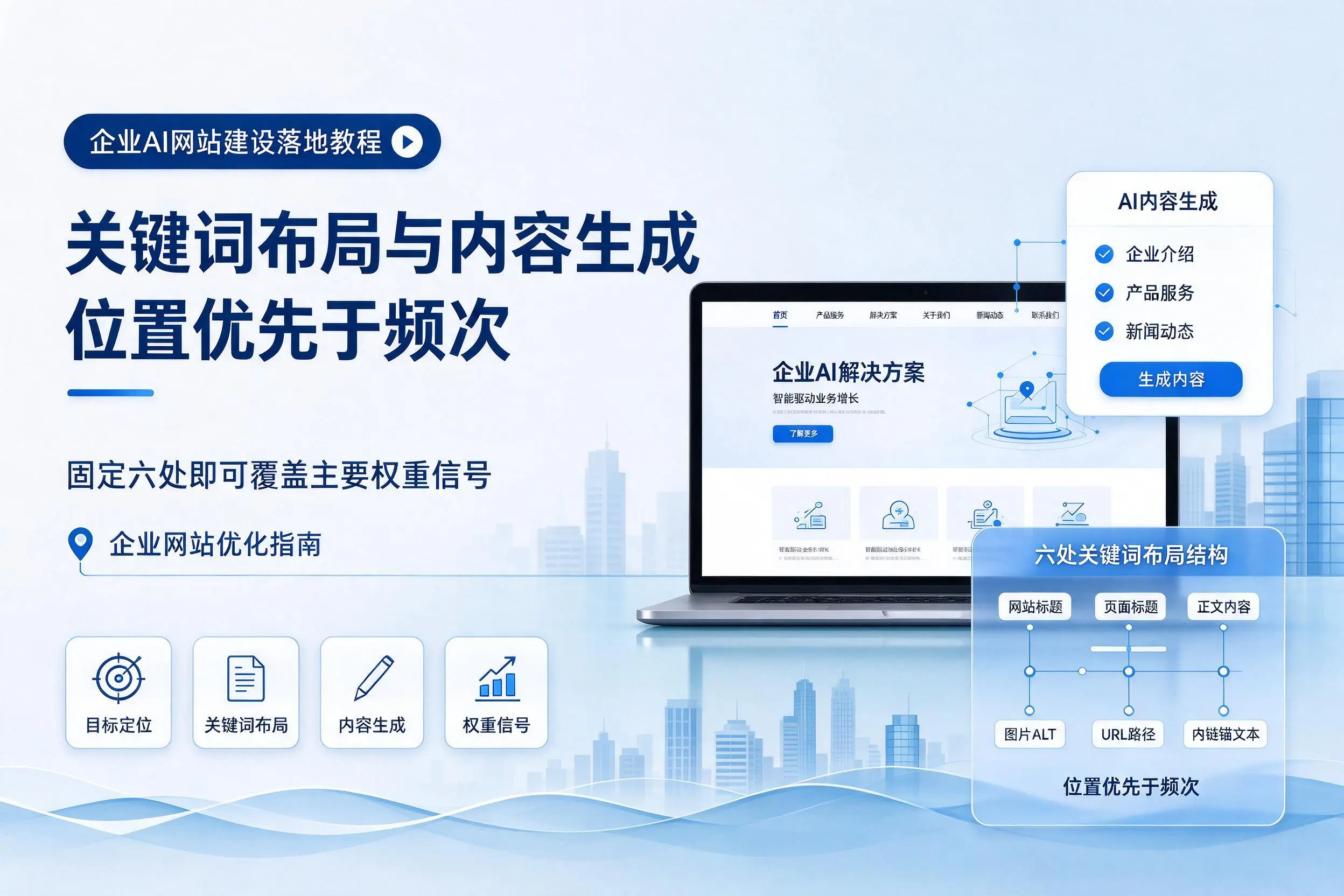 吉安企业AI网站建设落地教程：关键词布局与内容生成
